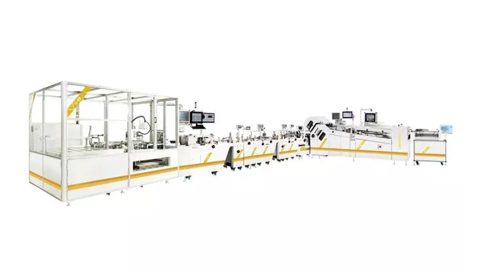 Automatic outsert folding machine with super tray packer